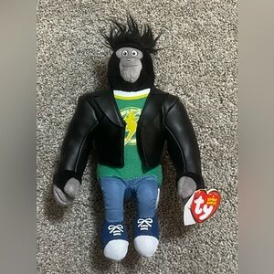 Ty Beanie Babies collection Sing Johnny the Gorilla plush NWT